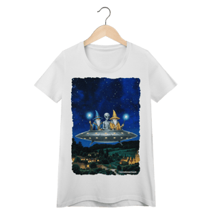 Nome do produto Camiseta Baby Long -  Turismo Ufológico