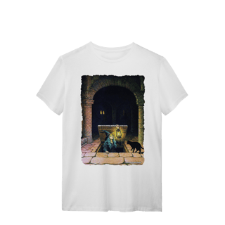 Nome do produto Camiseta Unissex - Bruxa saindo do alçapão