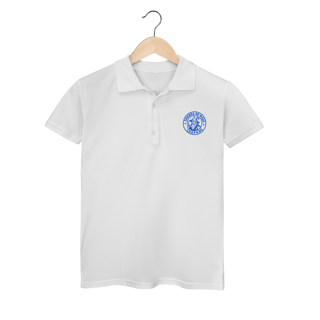 Nome do produto Camiseta Feminina Polo Básica - Logo Alternativo | Taverna do Mago Chapado