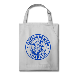 Nome do produto Avental Brim - Logo Alternativo | Taverna do Mago Chapado