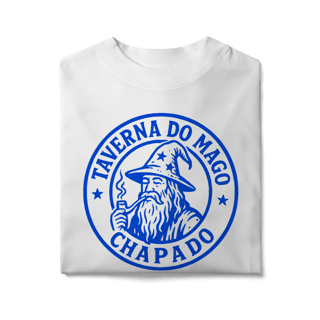 Nome do produto Camiseta Oversized - Logo Alternativo | Taverna do Mago Chapado