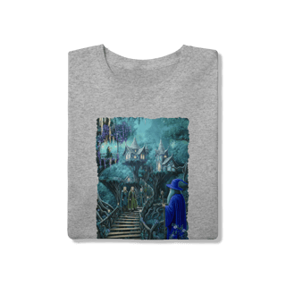 Nome do produto Camiseta Unissex - Mago visitando os elfos da floresta