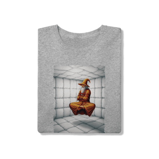 Nome do produto Camiseta Unissex - Jamelão Meditando com Camisa de Força