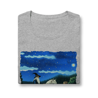 Nome do produto Camiseta Baby Long - Mago e Elfa