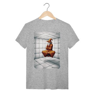 Nome do produto Camiseta Unissex - Jamelão Meditando com Camisa de Força