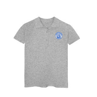 Nome do produto Camiseta Feminina Polo Básica - Logo Alternativo | Taverna do Mago Chapado