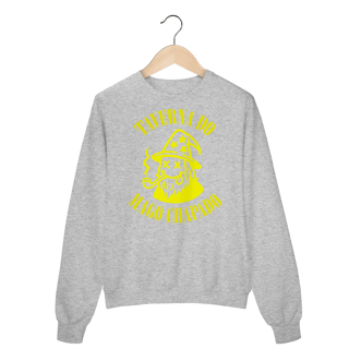 Nome do produto Moletom Prime Fechado - Logo Grunge | Taverna do Mago Chapado