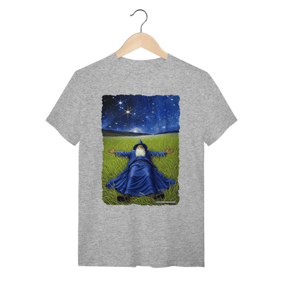 Camiseta Unissex – O Mago sob a Noite Estrelada