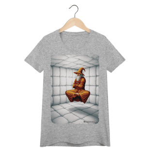 Nome do produto Camiseta Baby Long - Jamelão Meditando com Camisa de Força