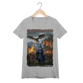 Nome do produto Camiseta Baby Long - Mago dizendo não à batalha