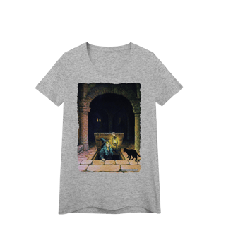 Nome do produto Camiseta Baby Long - Bruxa saindo do alçapão