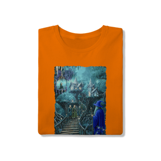 Nome do produto Camiseta Unissex - Mago visitando os elfos da floresta