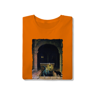 Nome do produto Camiseta Unissex - Bruxa saindo do alçapão