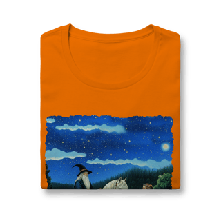 Nome do produto Camiseta Baby Long - Mago e Elfa