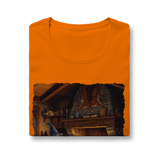 Nome do produto Camiseta Baby Long - Mago azul na lareira