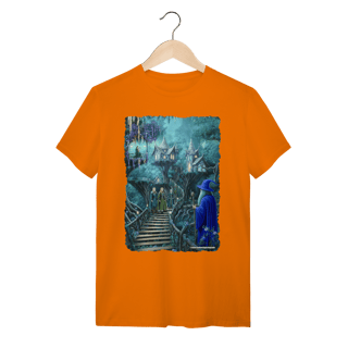 Nome do produto Camiseta Unissex - Mago visitando os elfos da floresta