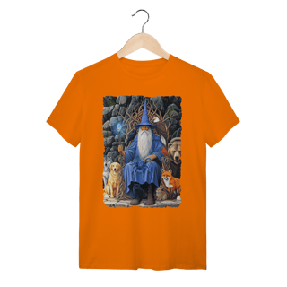 Nome do produto Camiseta Unissex - Mago azul amigo dos animais