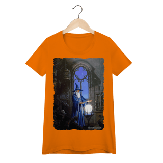 Nome do produto Camiseta Baby Long - Mago azul: transcendendo ou enlouquecendo ?