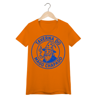 Nome do produto Camiseta Baby Long - Logo Clássico | Taverna do Mago Chapado