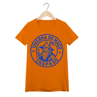 Nome do produto Camiseta Baby Long - Logo Alternativo | Taverna do Mago Chapado