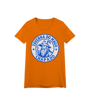 Nome do produto Camiseta Baby Long - Logo Alternativo | Taverna do Mago Chapado