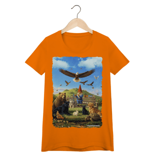 Nome do produto Camiseta Baby Long - Gnomo encantador de animais