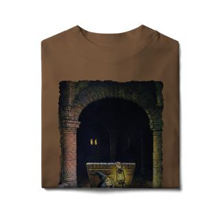 Nome do produto Camiseta Oversized - Bruxa saindo do alçapão