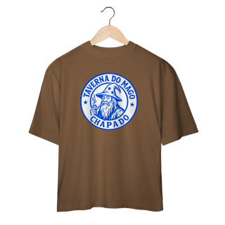 Nome do produto Camiseta Oversized - Logo Alternativo | Taverna do Mago Chapado