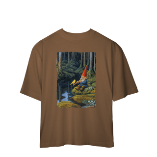 Nome do produto Camiseta Oversized - Gnomo flautista