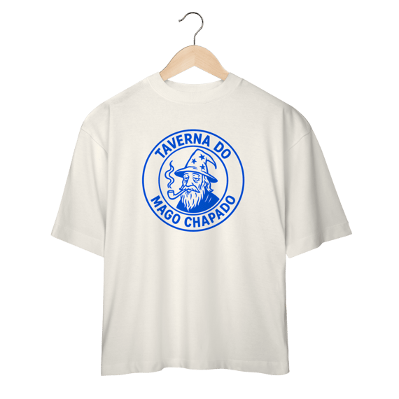 Camiseta Oversized - Logo Clássico | Taverna do Mago Chapado