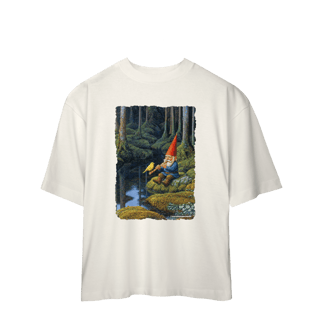 Nome do produto Camiseta Oversized - Gnomo flautista