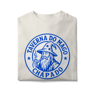Nome do produto Camiseta Oversized - Logo Alternativo | Taverna do Mago Chapado