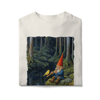 Nome do produto Camiseta Oversized - Gnomo flautista