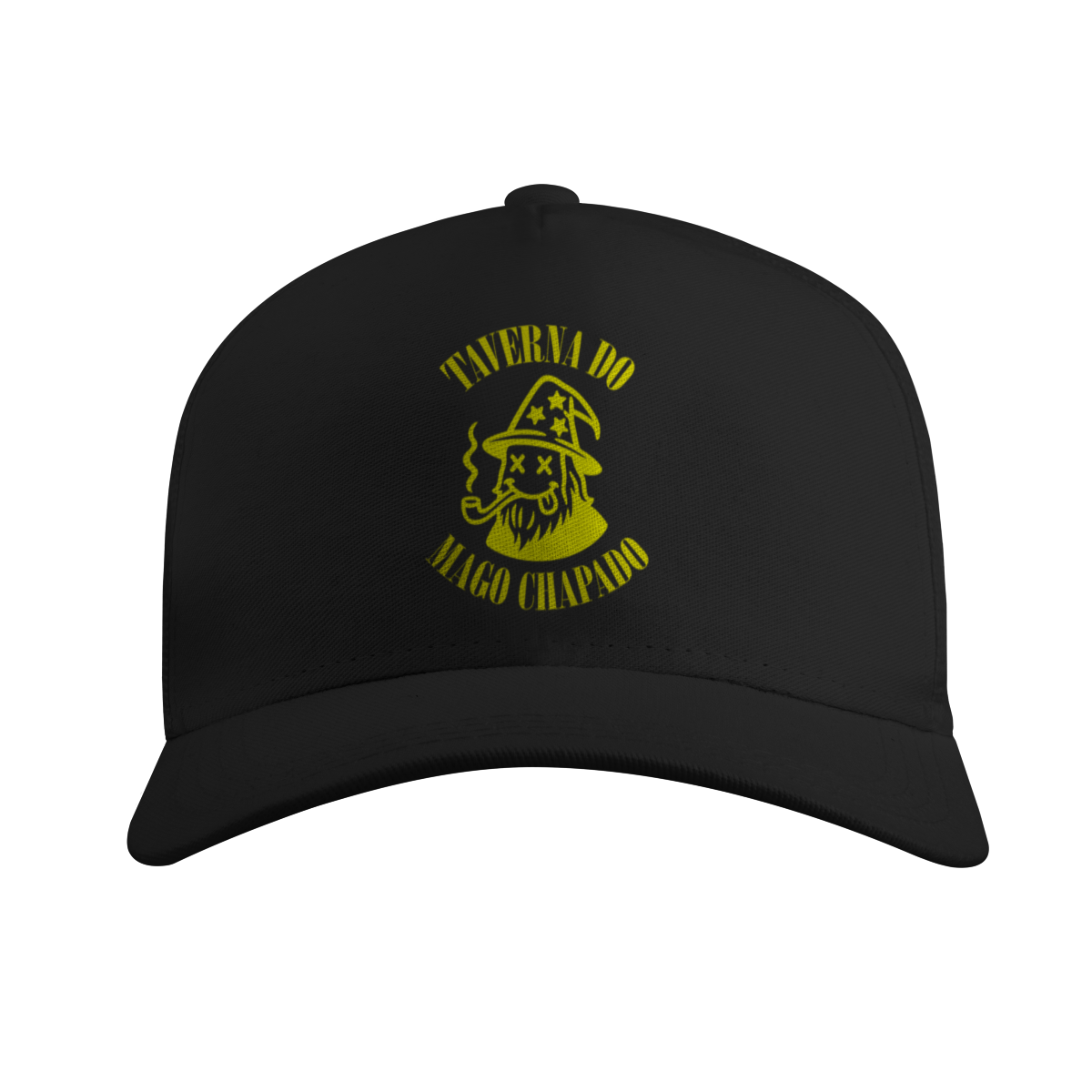Nome do produto: Boné Americano com Tela - Logo Grunge | Taverna do Mago Chapado