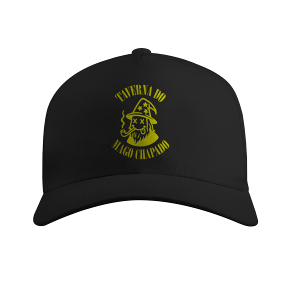Boné Americano com Tela - Logo Grunge | Taverna do Mago Chapado
