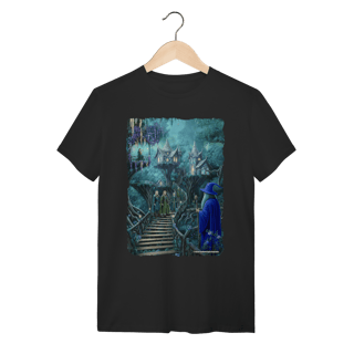 Nome do produto Camiseta Unissex - Mago visitando os elfos da floresta