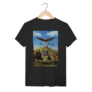 Camiseta Unissex - Gnomo encantador de animais