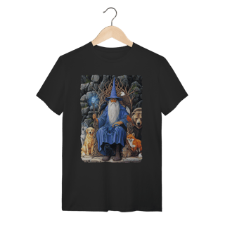 Nome do produto Camiseta Unissex - Mago azul amigo dos animais