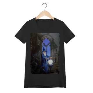 Nome do produto Camiseta Baby Long - Mago azul: transcendendo ou enlouquecendo ?