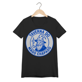 Nome do produto Camiseta Baby Long - Logo Clássico | Taverna do Mago Chapado