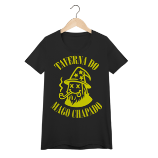 Camiseta Baby Long - Logo Grunge | Taverna do Mago Chapado