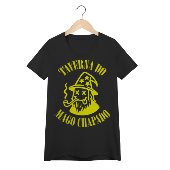 Camiseta Baby Long - Logo Grunge | Taverna do Mago Chapado