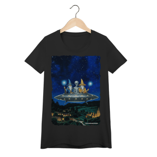 Nome do produto Camiseta Baby Long -  Turismo Ufológico