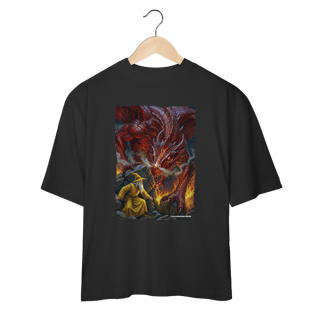 Camiseta Oversized - Jamelão Vs Dragão