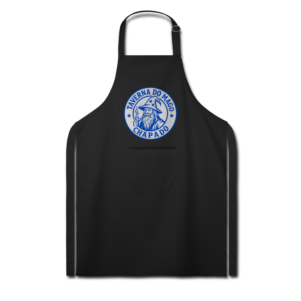Nome do produto: Avental Brim - Logo Alternativo | Taverna do Mago Chapado