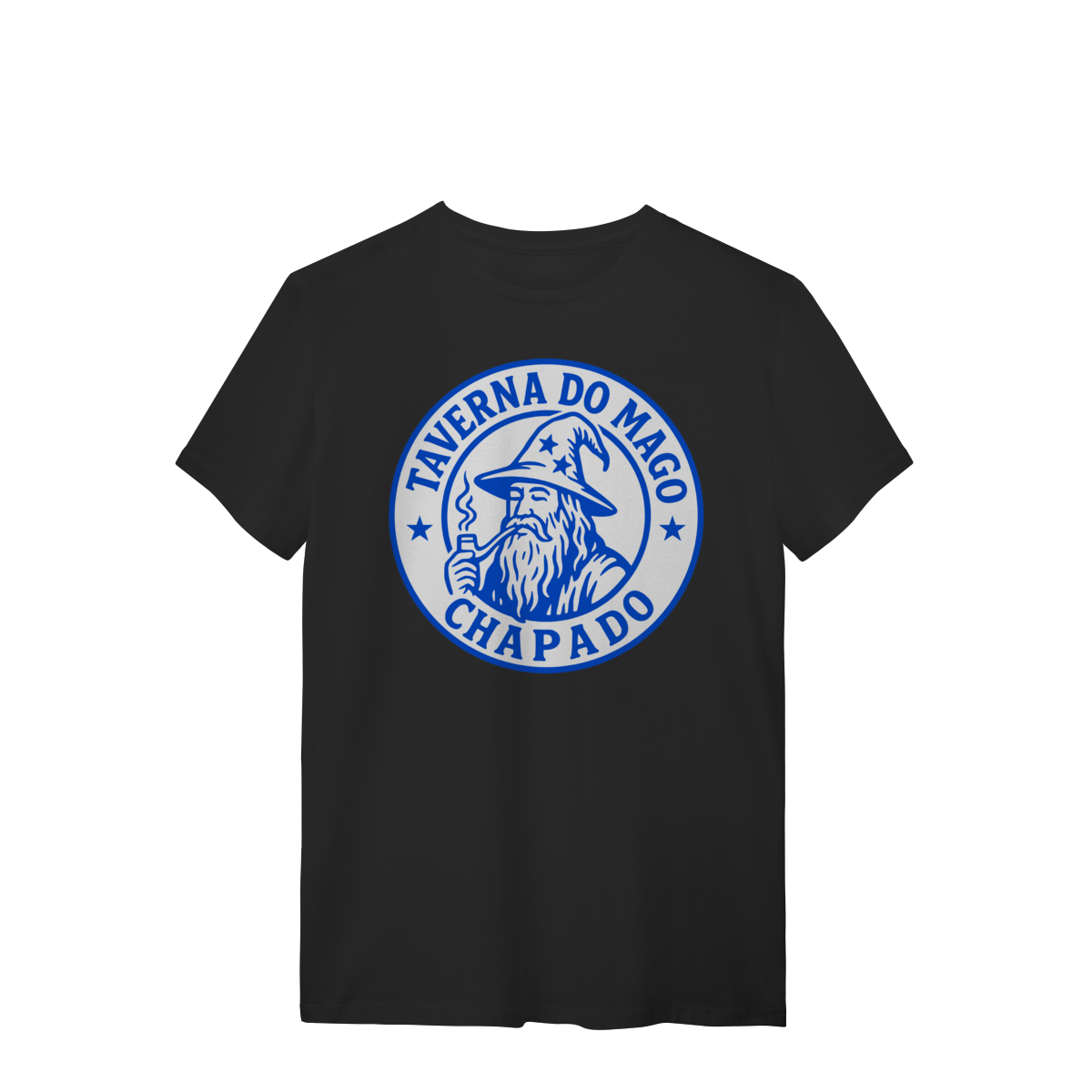 Nome do produto: Camiseta Unissex - Logo Alternativo | Taverna do Mago Chapado