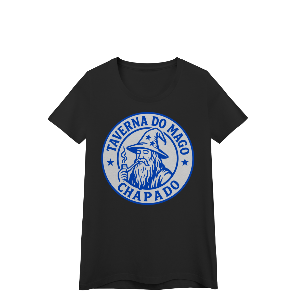 Nome do produto: Camiseta Baby Long - Logo Alternativo | Taverna do Mago Chapado