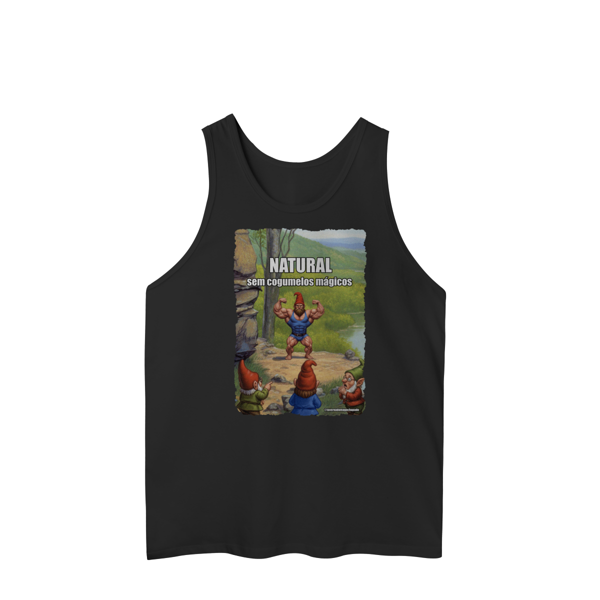 Nome do produto: Regata - Gnomo natural