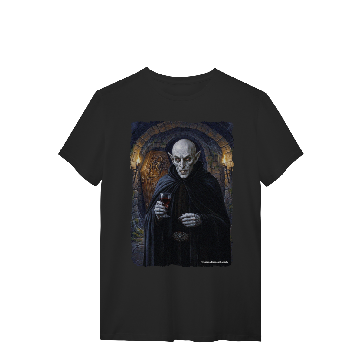 Nome do produto: Camiseta Unissex - Vampiro medieval