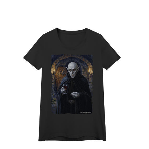 Camiseta Baby Long - Vampiro medieval